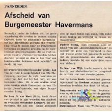 Pannerden Liemers Lantaren 10-01-1969 Afscheid A. Havermans